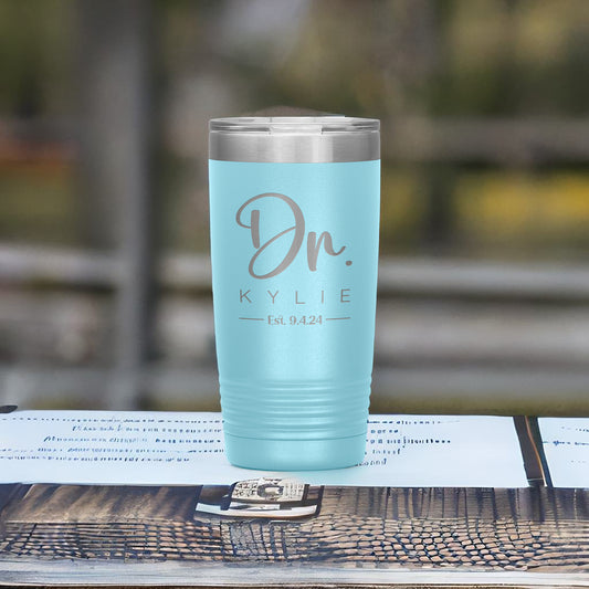 Custom Engraved Tumbler for Doctors